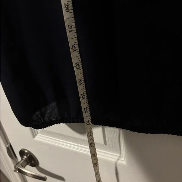 Ann Taylor Navy Sheer Blouse - Picture 9 of 10